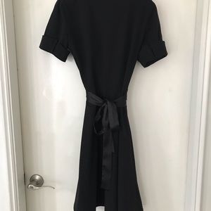 PRIMA black Wrap dress